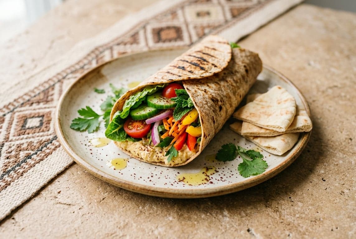 Hummus & Veggie Wrap
