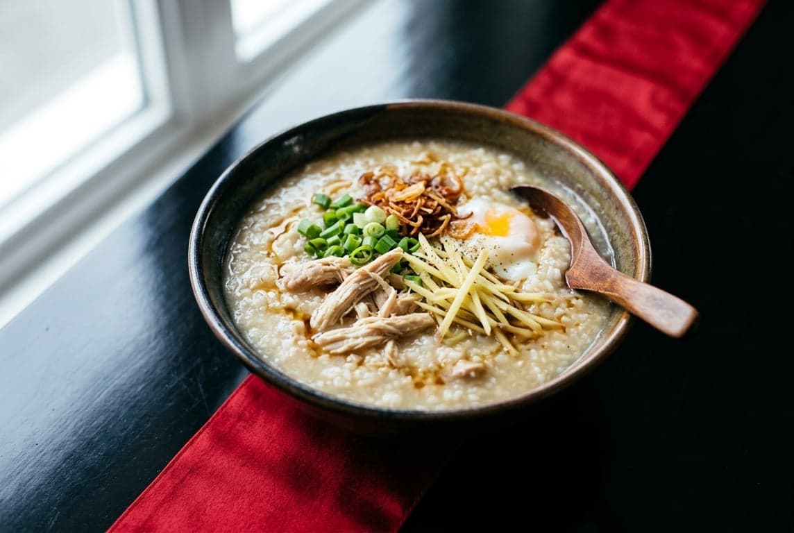 Chicken Jook with Ginger