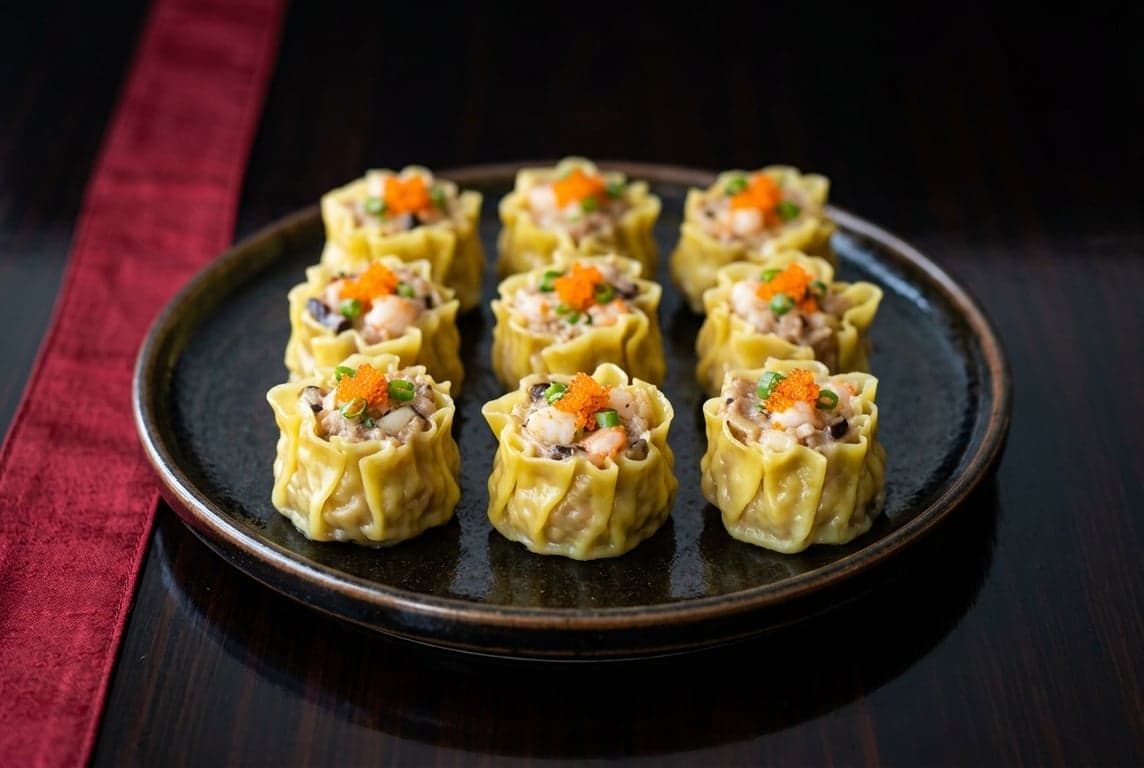 Open-Topped Pork Dumplings