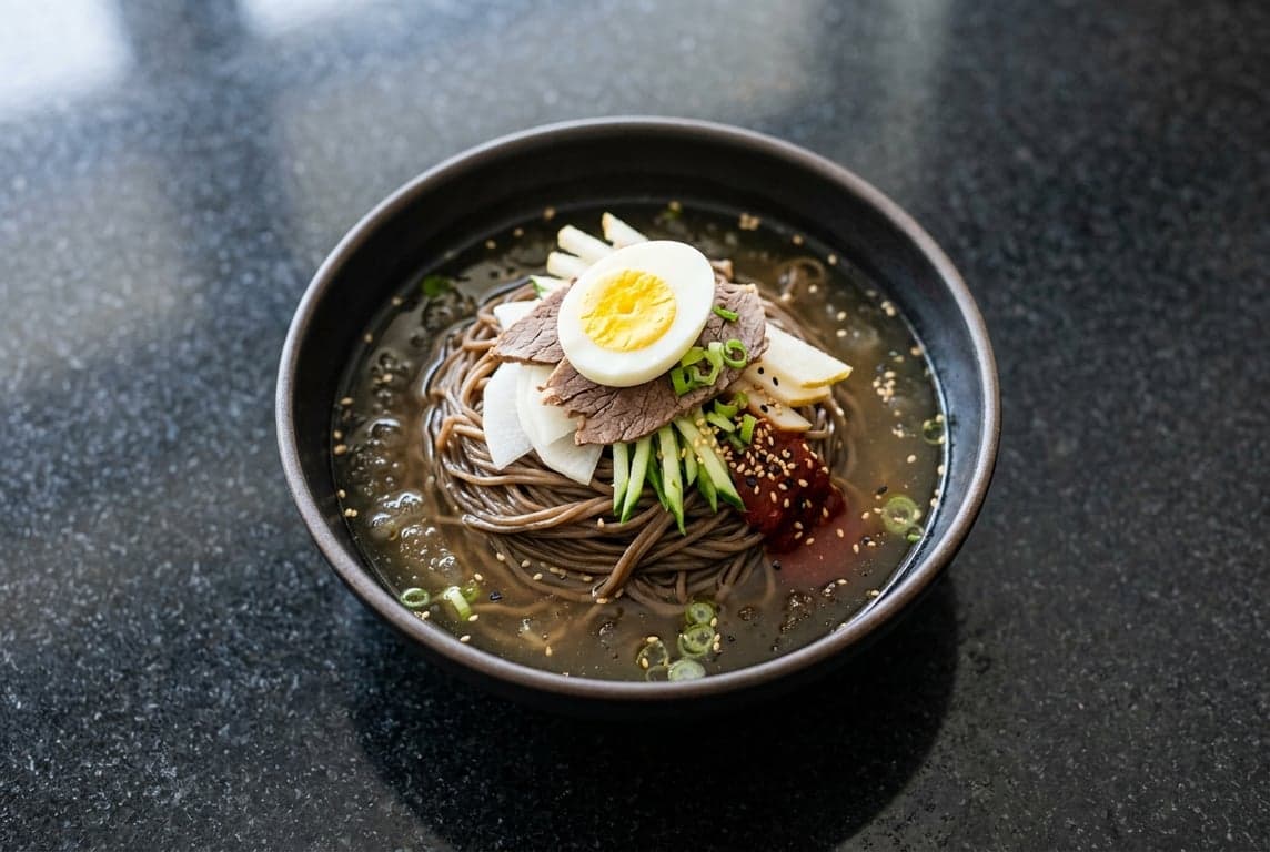 Naengmyeon (Cold Buckwheat Noodles)