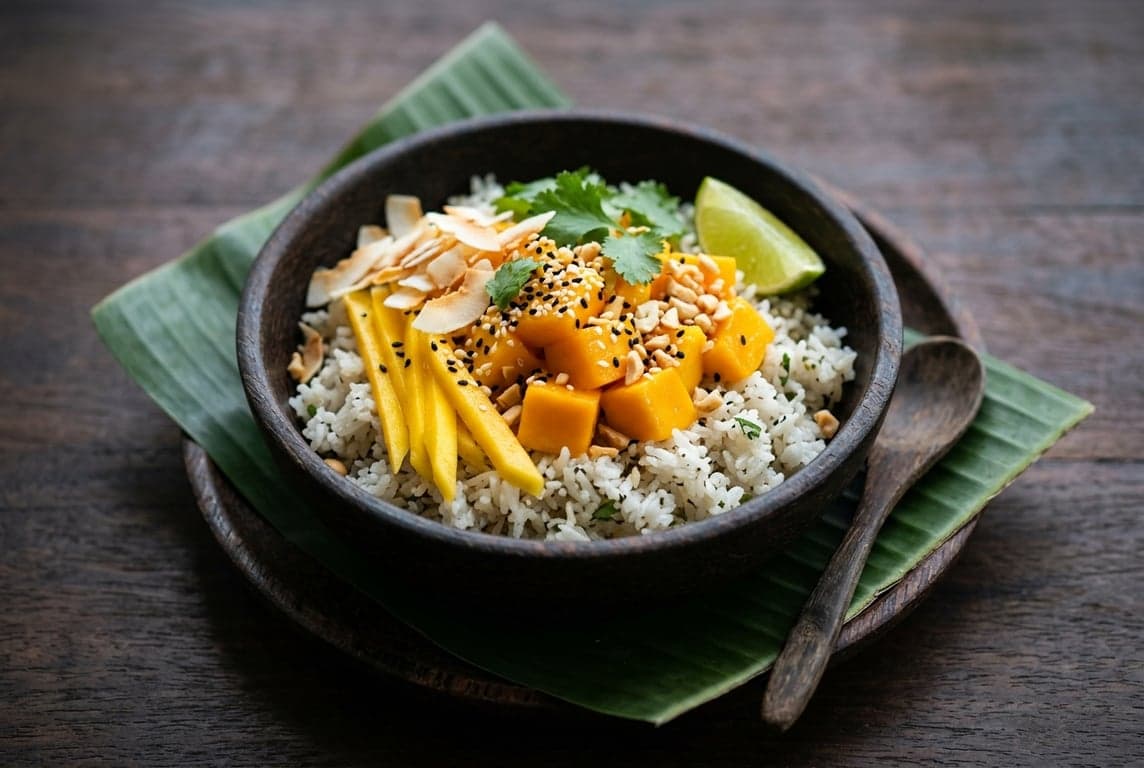 Coconut Rice Bowl with Mango