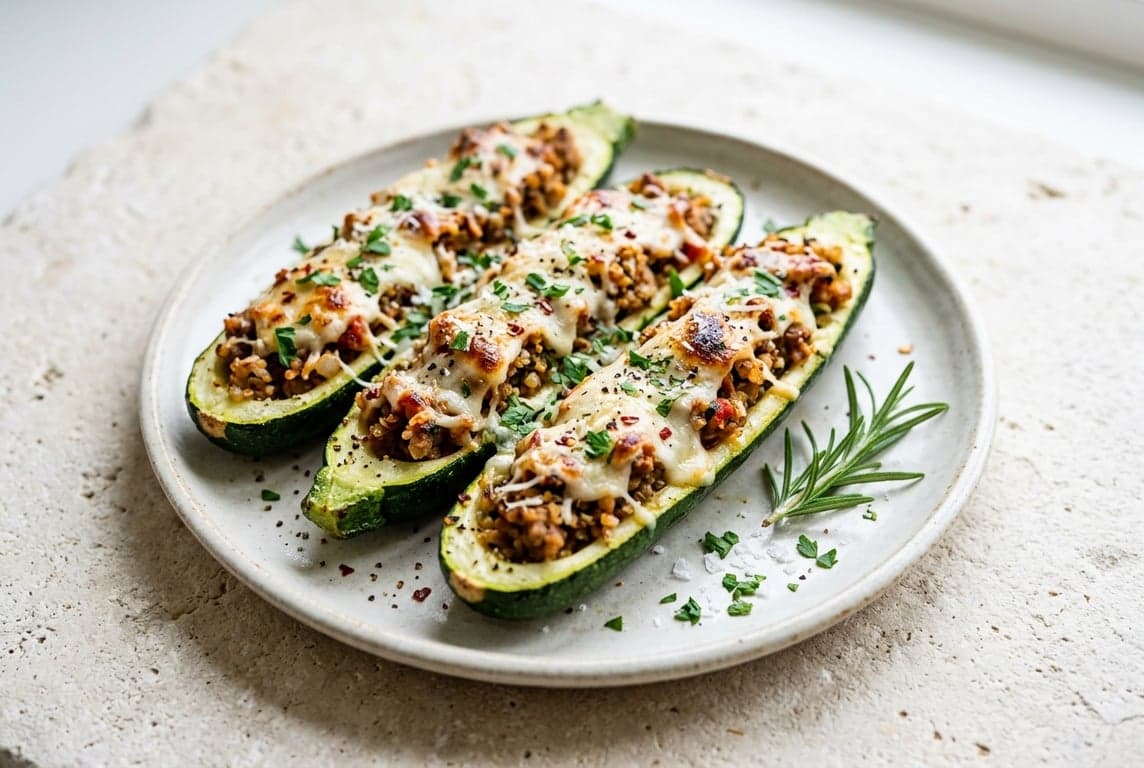 Stuffed Zucchini Boats
