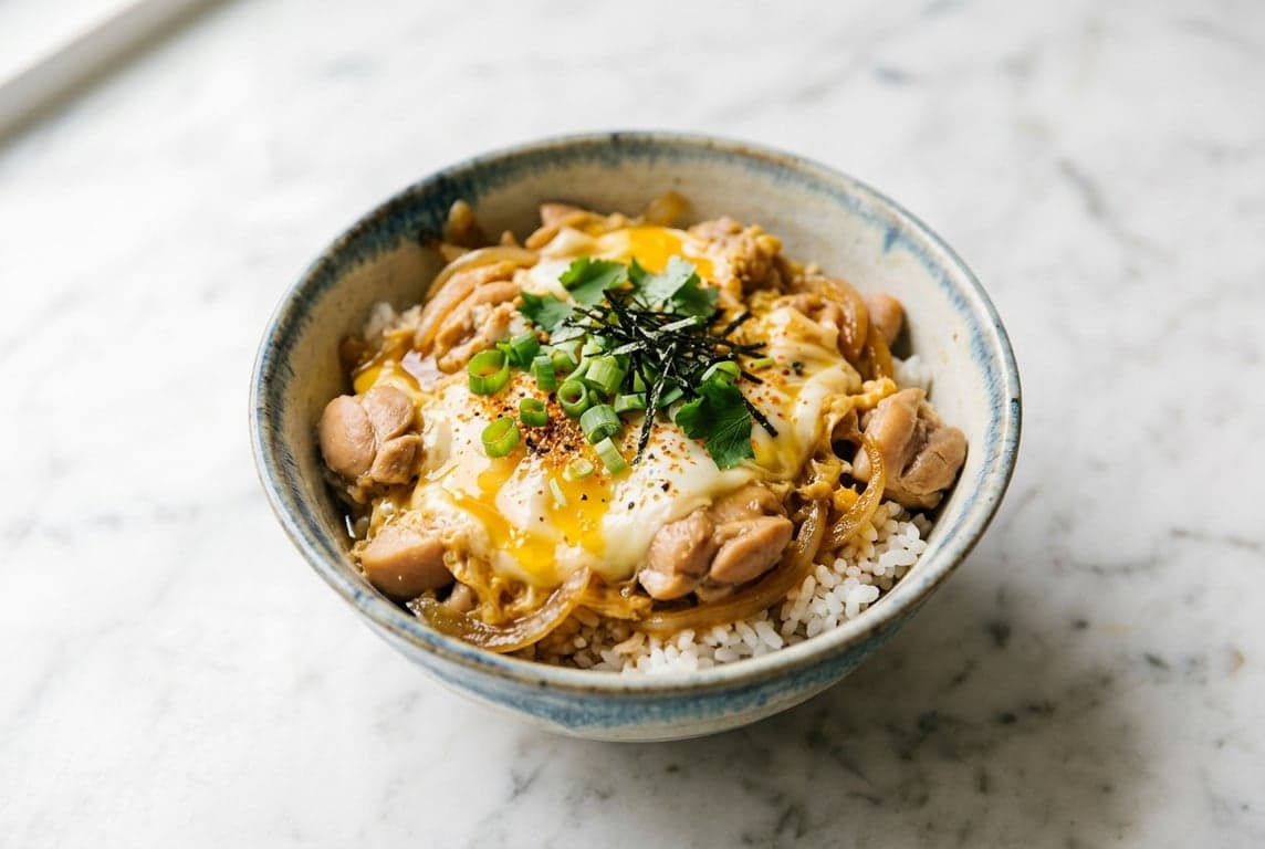 Chicken Oyakodon (Chicken & Egg Bowl)