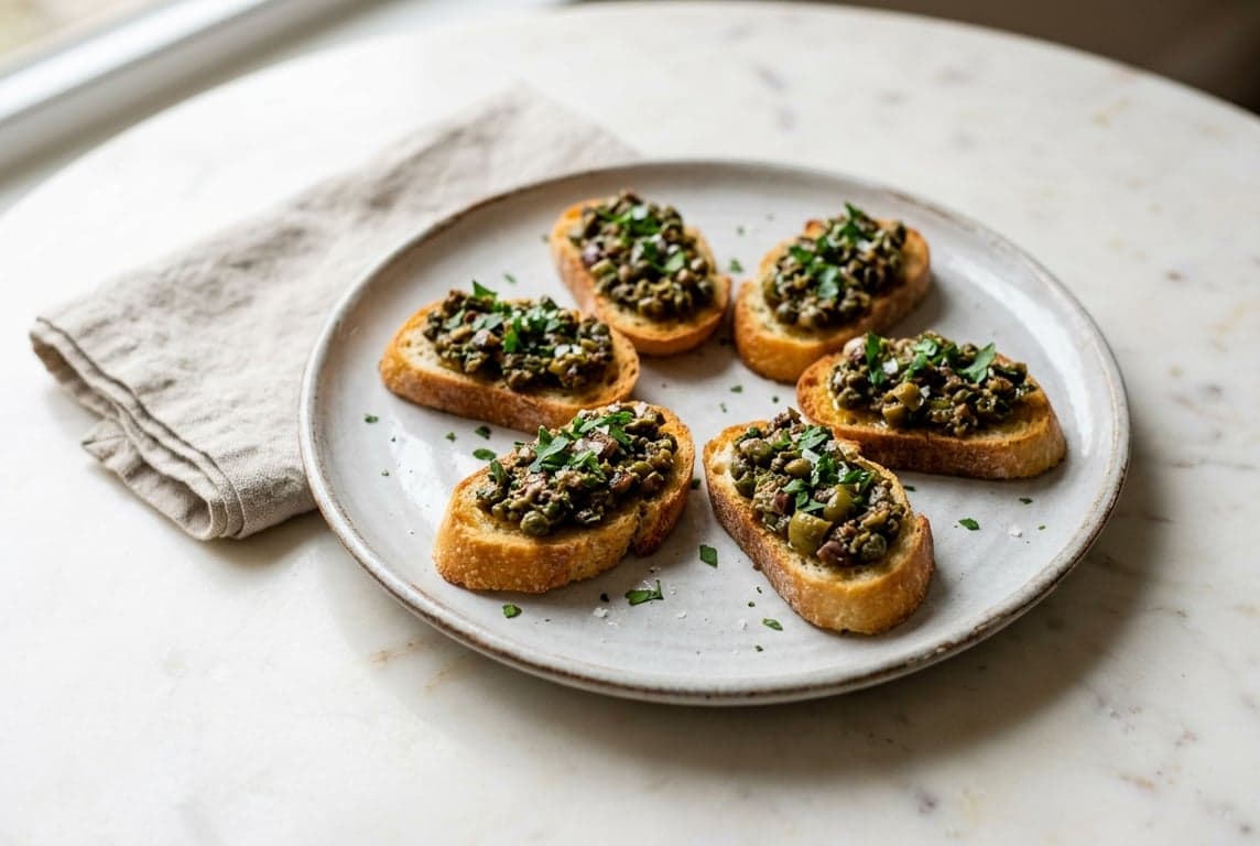 Tapenade Crostini