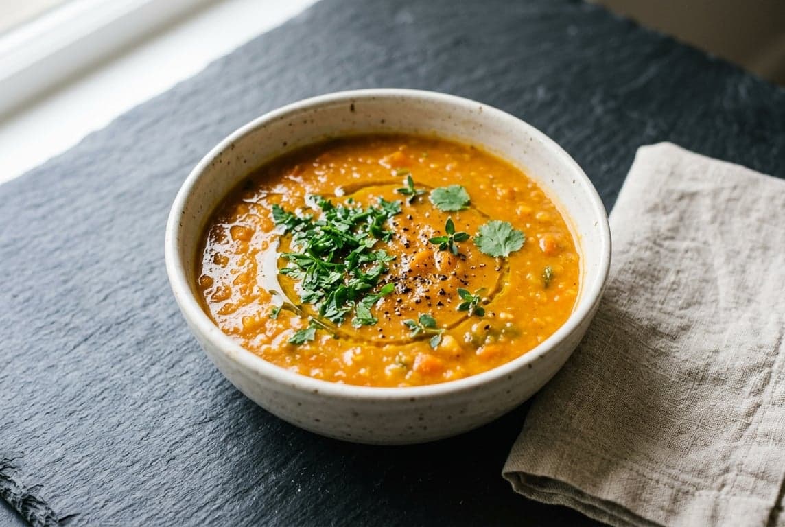 Carrot & Red Lentil Soup
