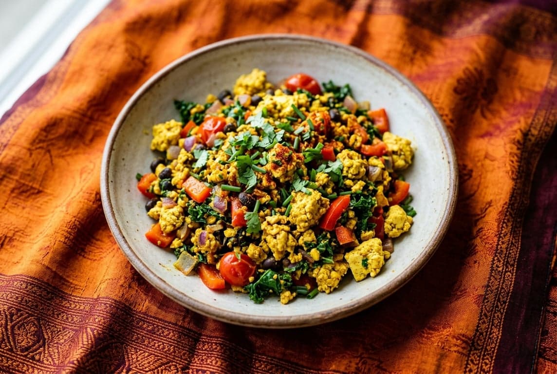 Tofu Scramble with Turmeric