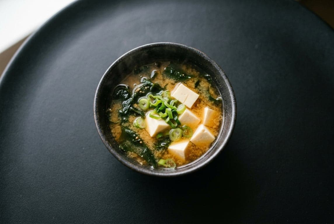 Classic Miso Soup with Tofu