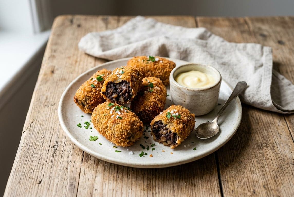 Morcilla Croquetas (Black Pudding Croquettes)