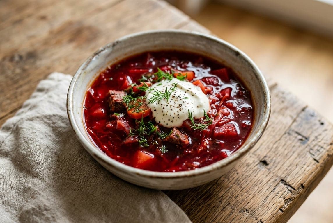 Classic Red Borscht