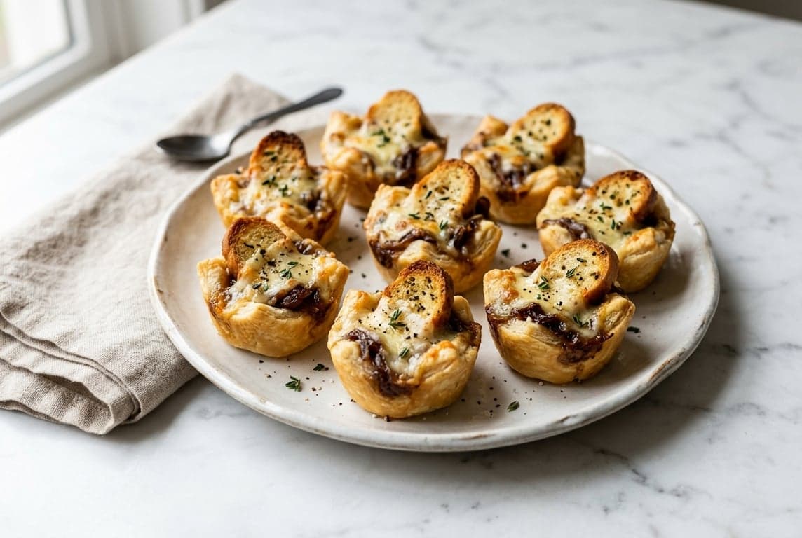 French Onion Soup Bites