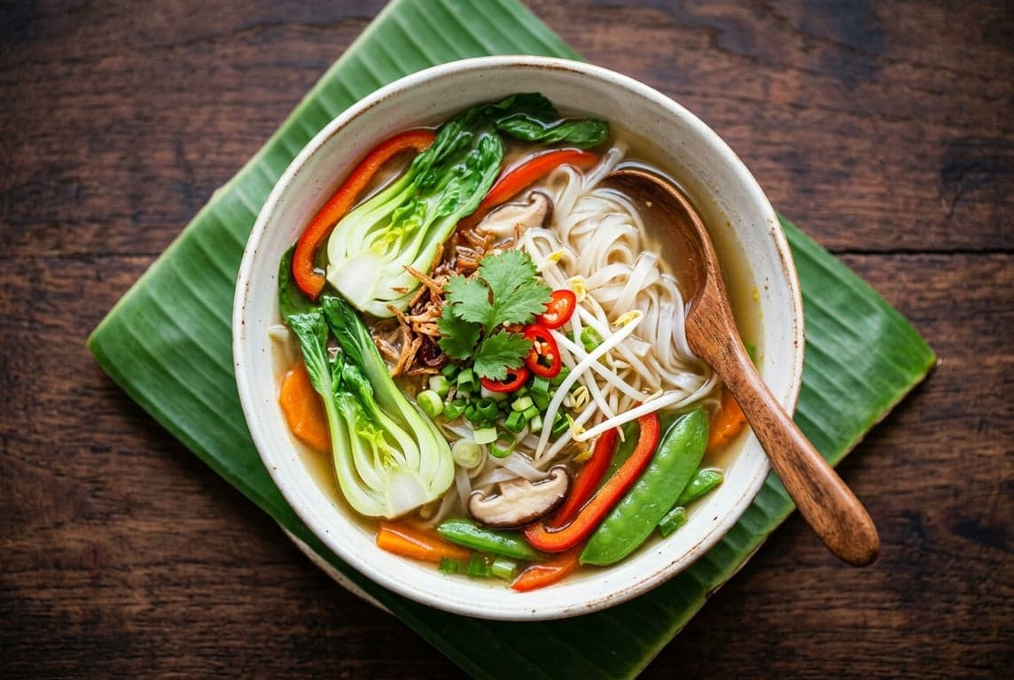 Thai Vegetable Noodle Soup