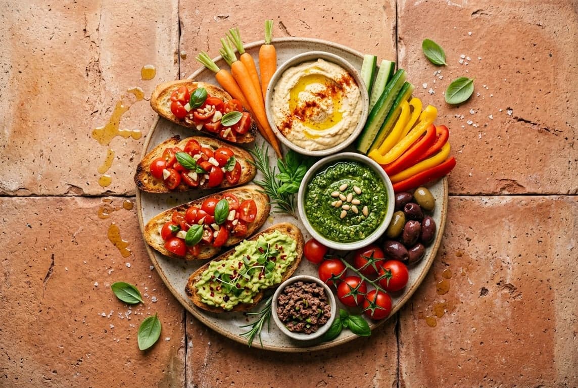 Bruschetta & Dips Board