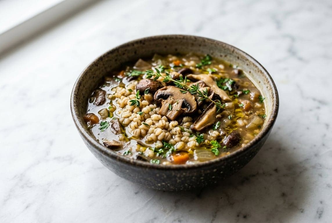 Mushroom & Barley Soup