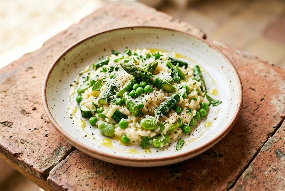 Risotto with Spring Vegetables
