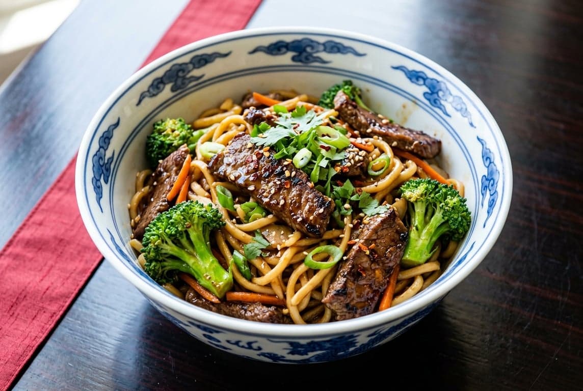 Beef & Broccoli Noodle Bowl