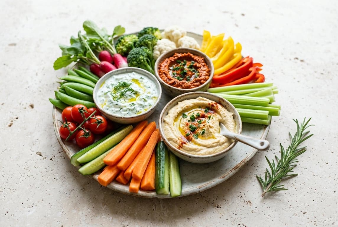 Crudites & Dips Plate