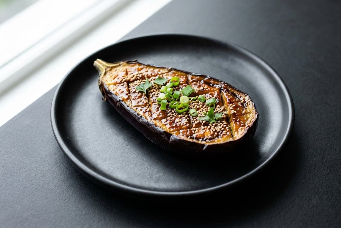 Miso Baked Aubergine