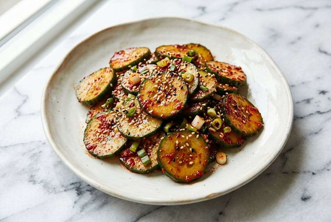 Korean Cucumber Salad (Oi Muchim)