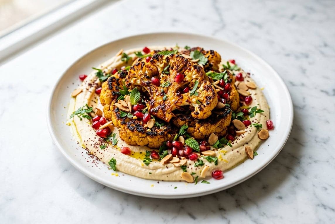 Harissa Roasted Cauliflower Salad