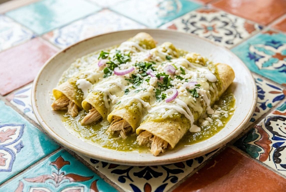 Enchiladas Verdes
