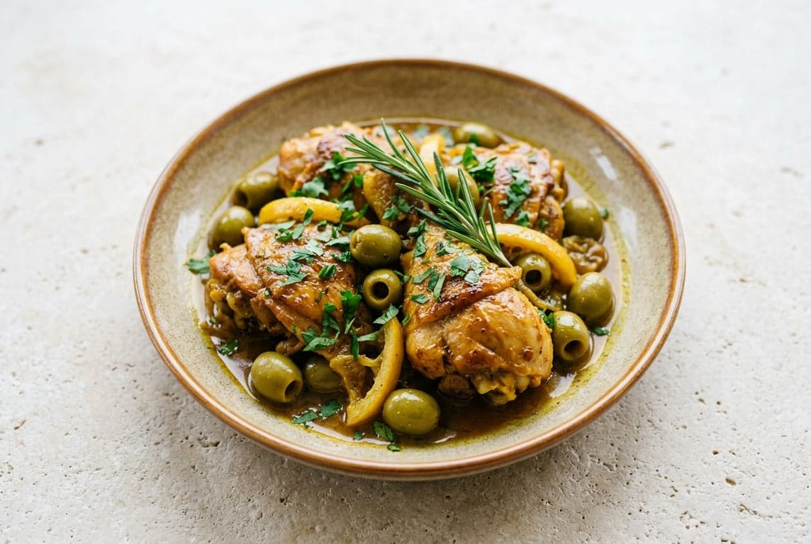 Chicken with Olives & Preserved Lemon