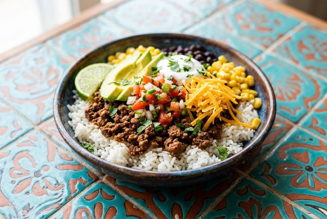 Nut-Free Beef Taco Bowl
