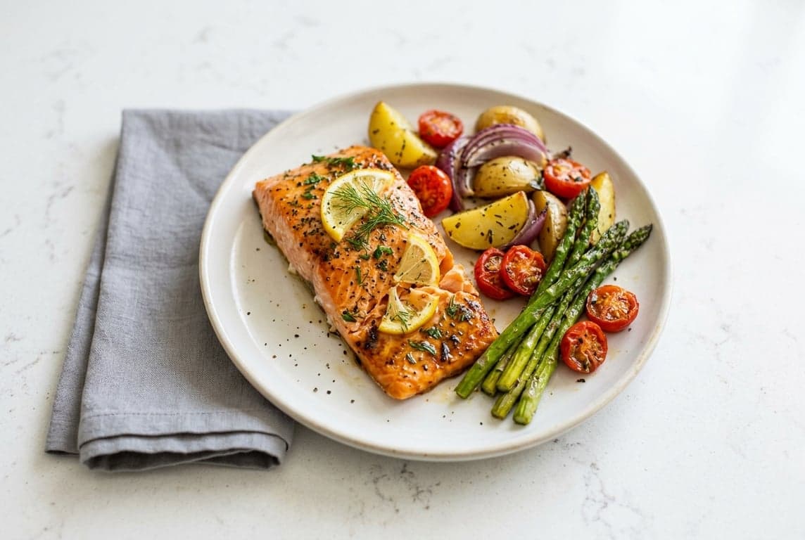 Batch-Baked Salmon Fillets