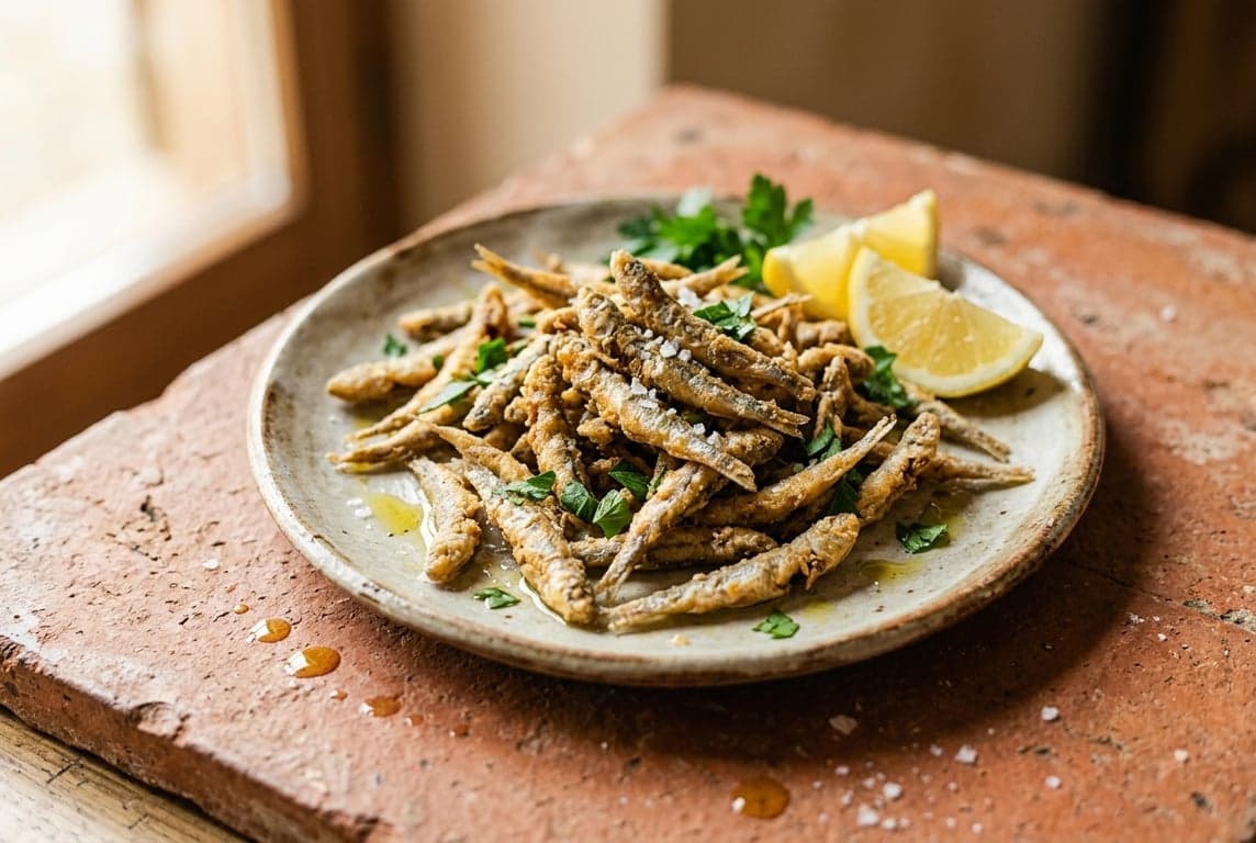 Frittura di Paranza (Tiny Fried Fish)