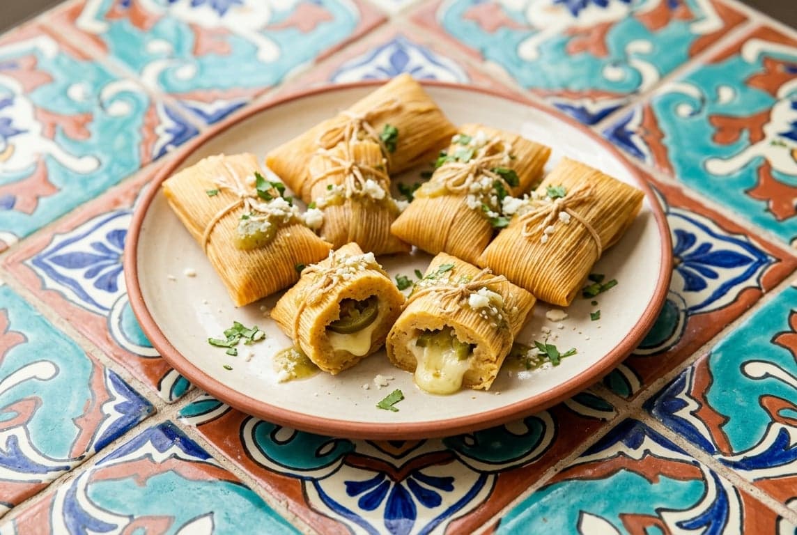 Mini Cheese & Jalapeño Tamales