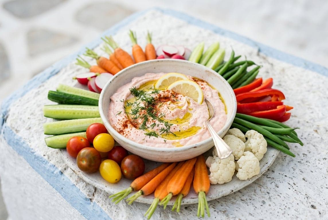 Taramosalata with Crudités