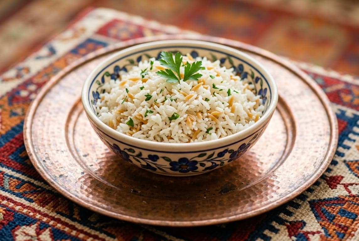 Beyaz Pilav (Turkish Rice Pilaf)