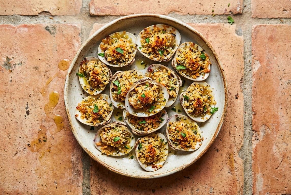Baked Clams Oreganata