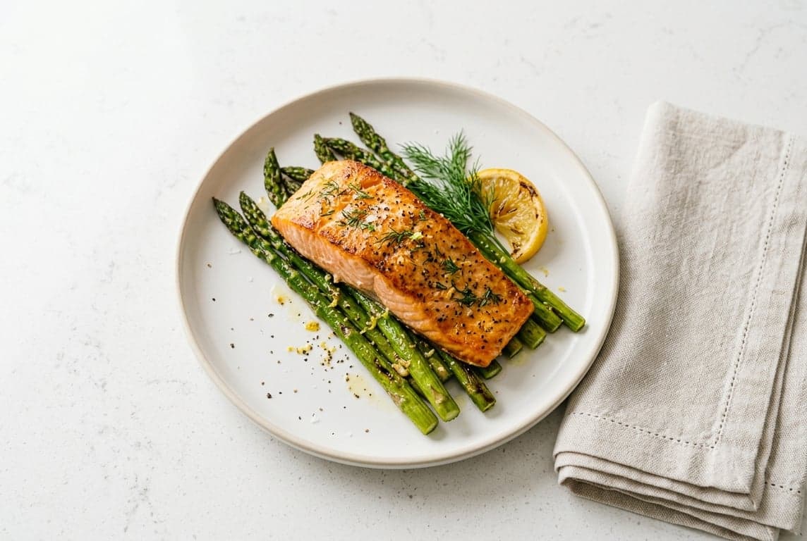 Baked Salmon & Asparagus