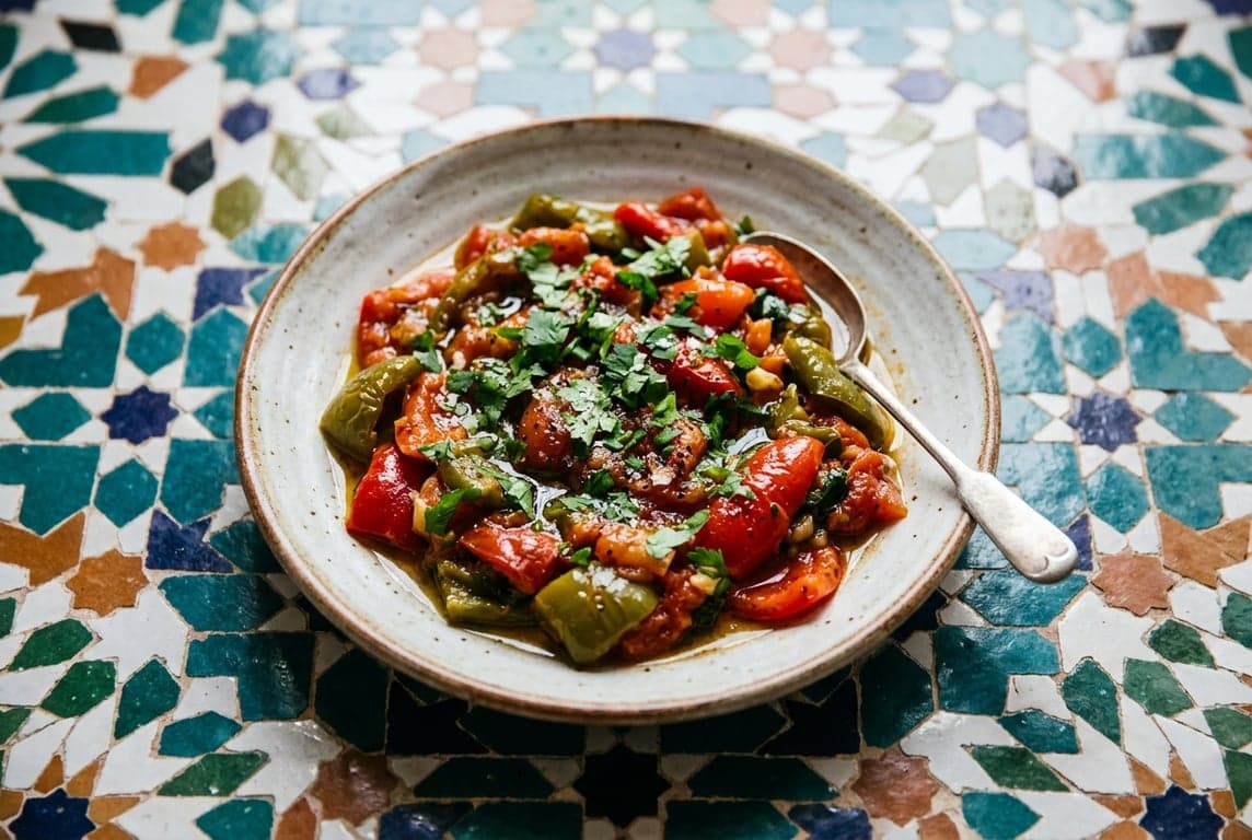 Taktouka (Roasted Pepper Salad)