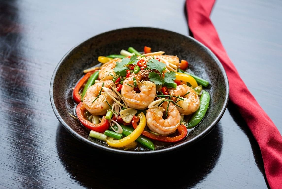 Lemongrass Prawn Stir-Fry