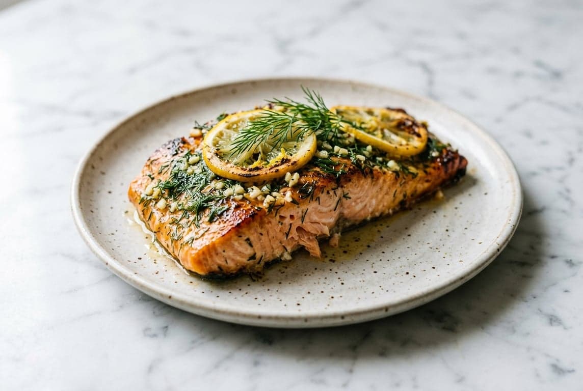 Baked Lemon Dill Salmon