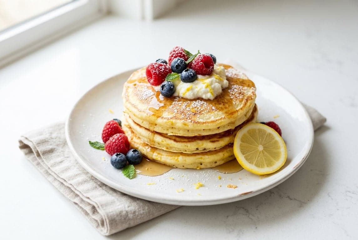 Lemon Ricotta Pancakes