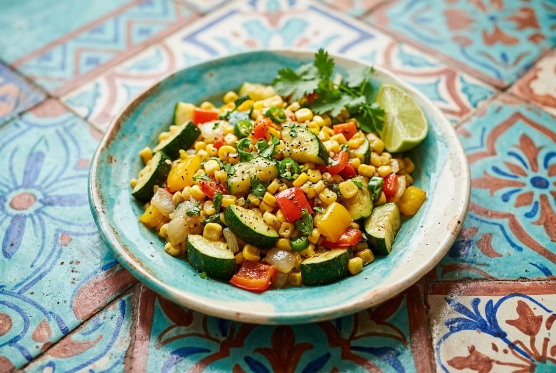 Calabacitas (Courgette & Corn Sauté)