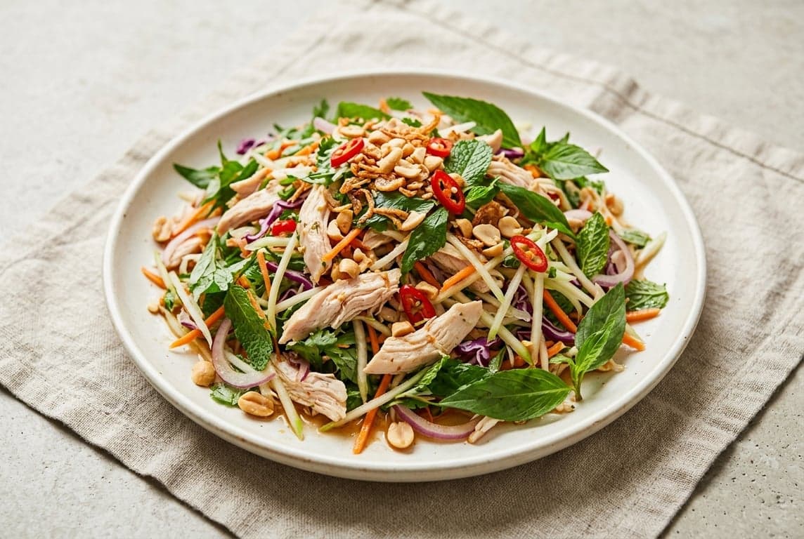 Vietnamese Herb Salad with Chicken