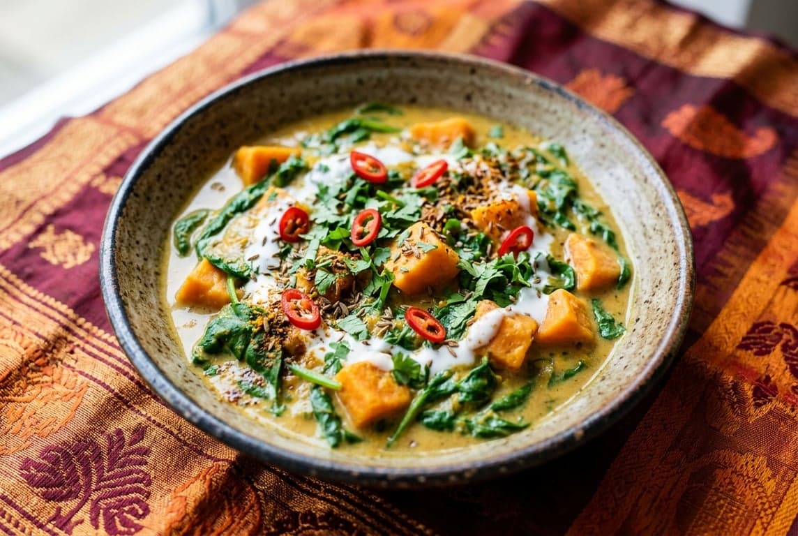 Sweet Potato & Spinach Curry
