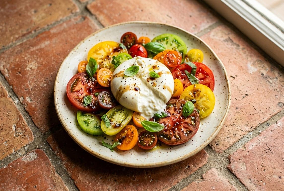 Burrata & Heirloom Tomato Salad
