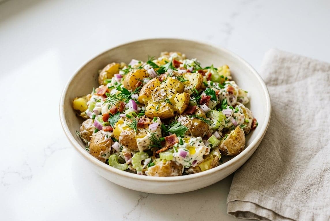 Smashed Potato Salad