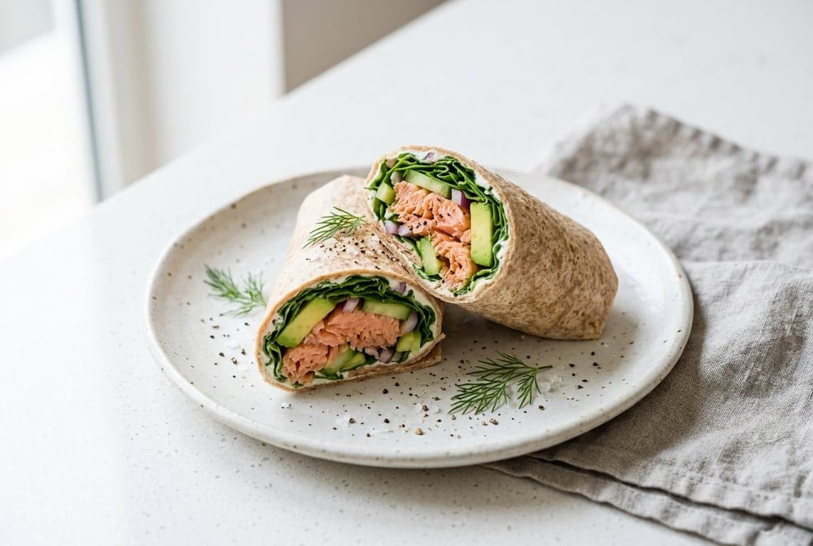 Smoked Salmon & Avocado Wrap