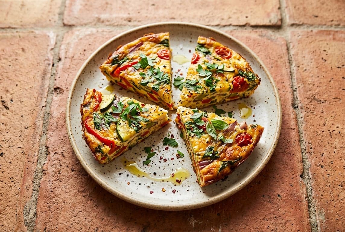 Veggie Frittata Snack Plate
