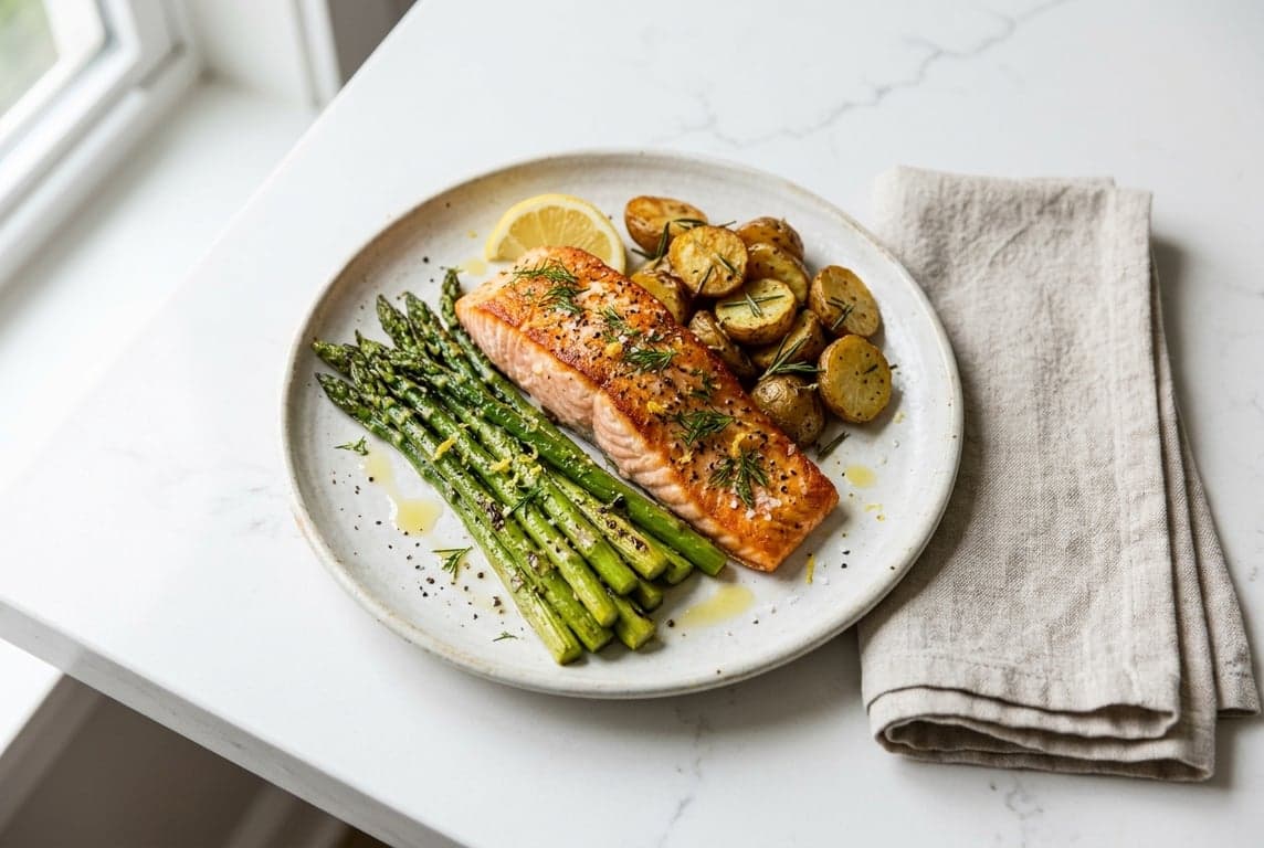 Whole30 Salmon with Asparagus