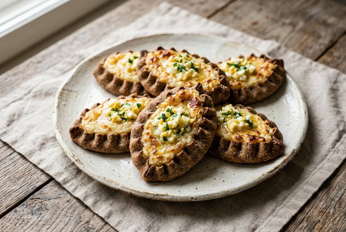 Karjalanpiirakka (Karelian Rice Pastries)