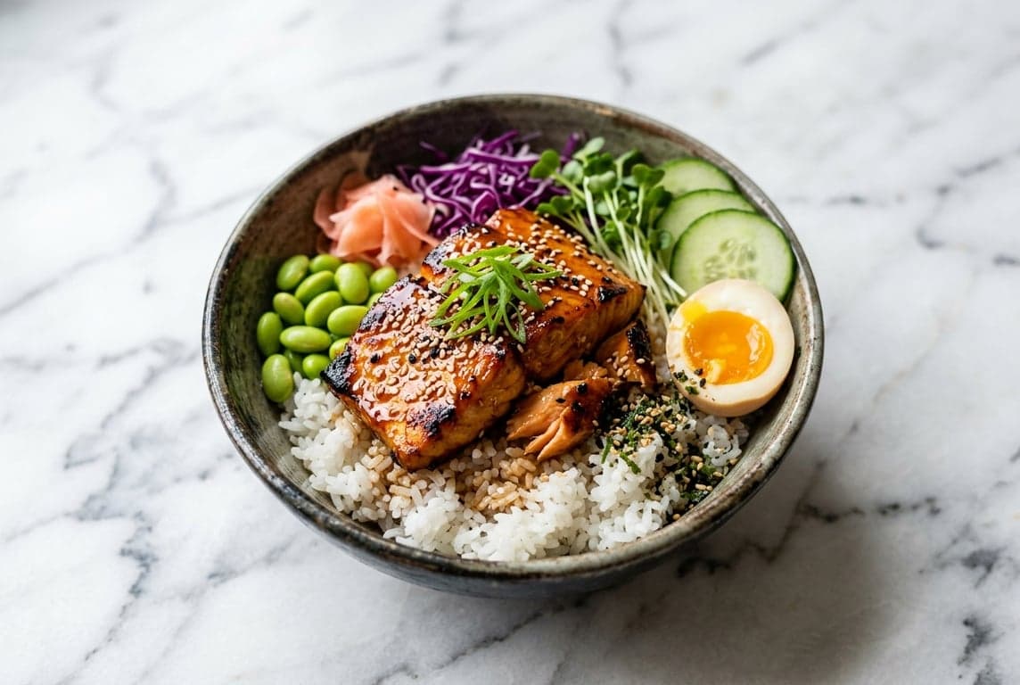 Teriyaki Salmon Bowl