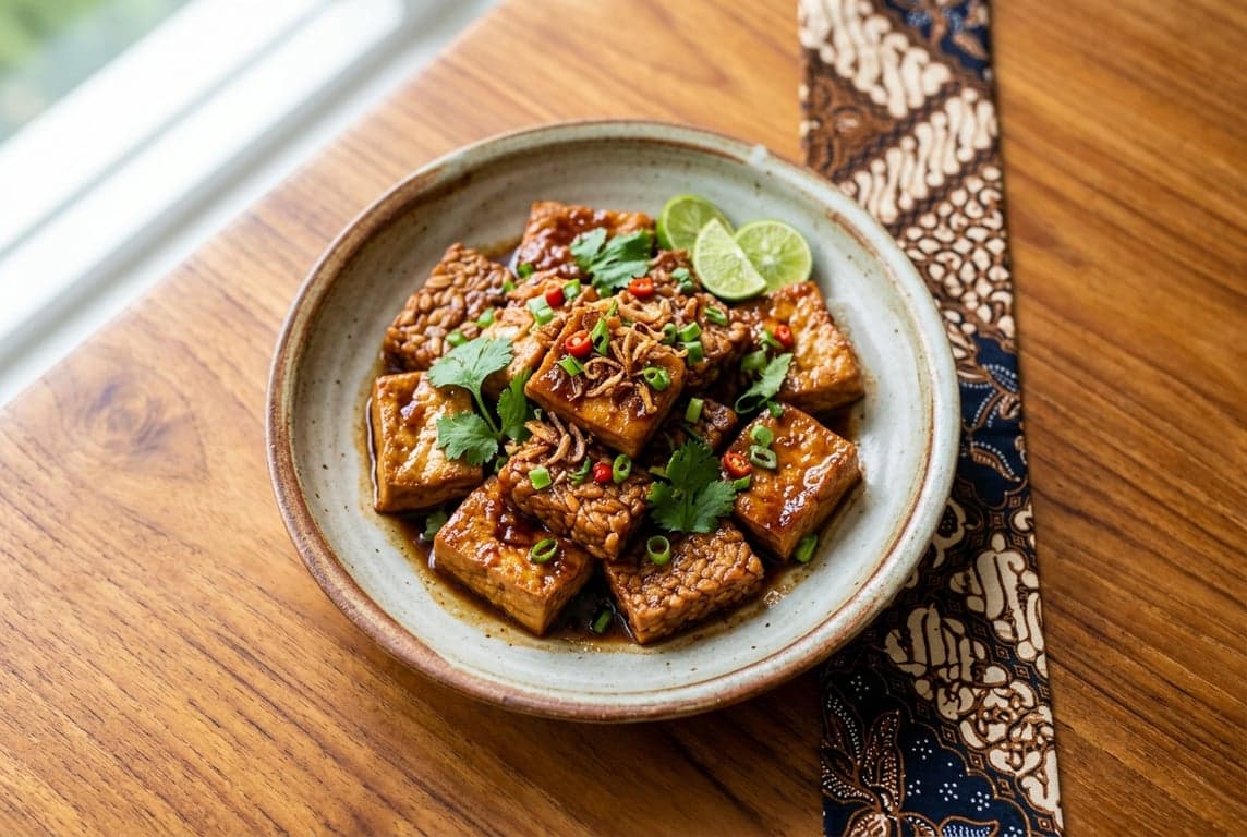 Tahu Tempe Bacem