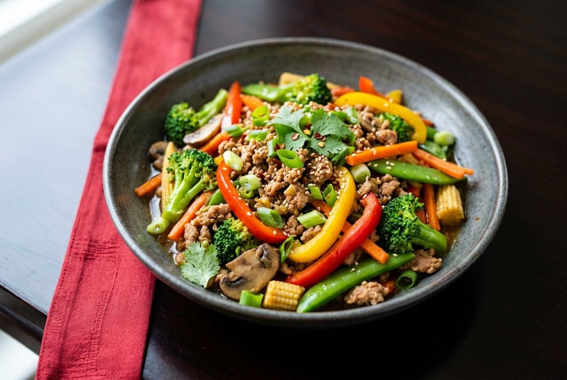 Turkey & Vegetable Stir-Fry