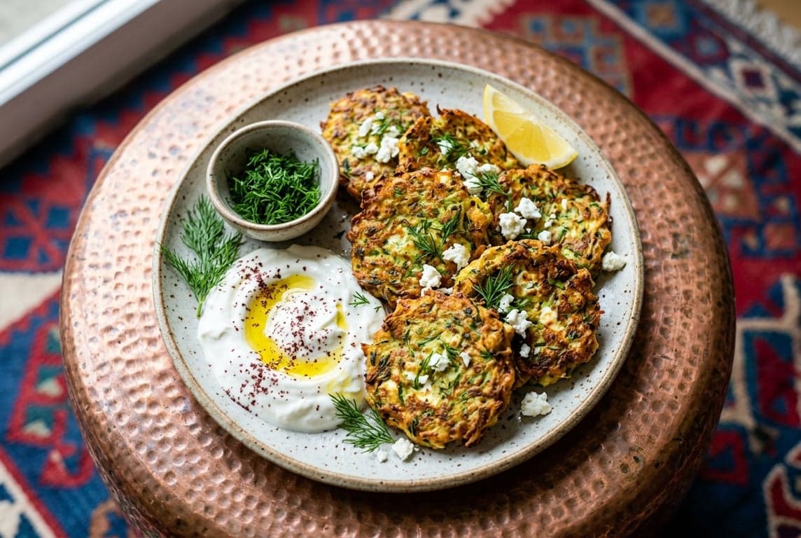 Mucver Zucchini Fritters